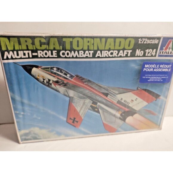 Vintage 1/72 Italeri Airplane Model M.R.C.A. Toronado #124 Sealed Box - Picture 2 of 10